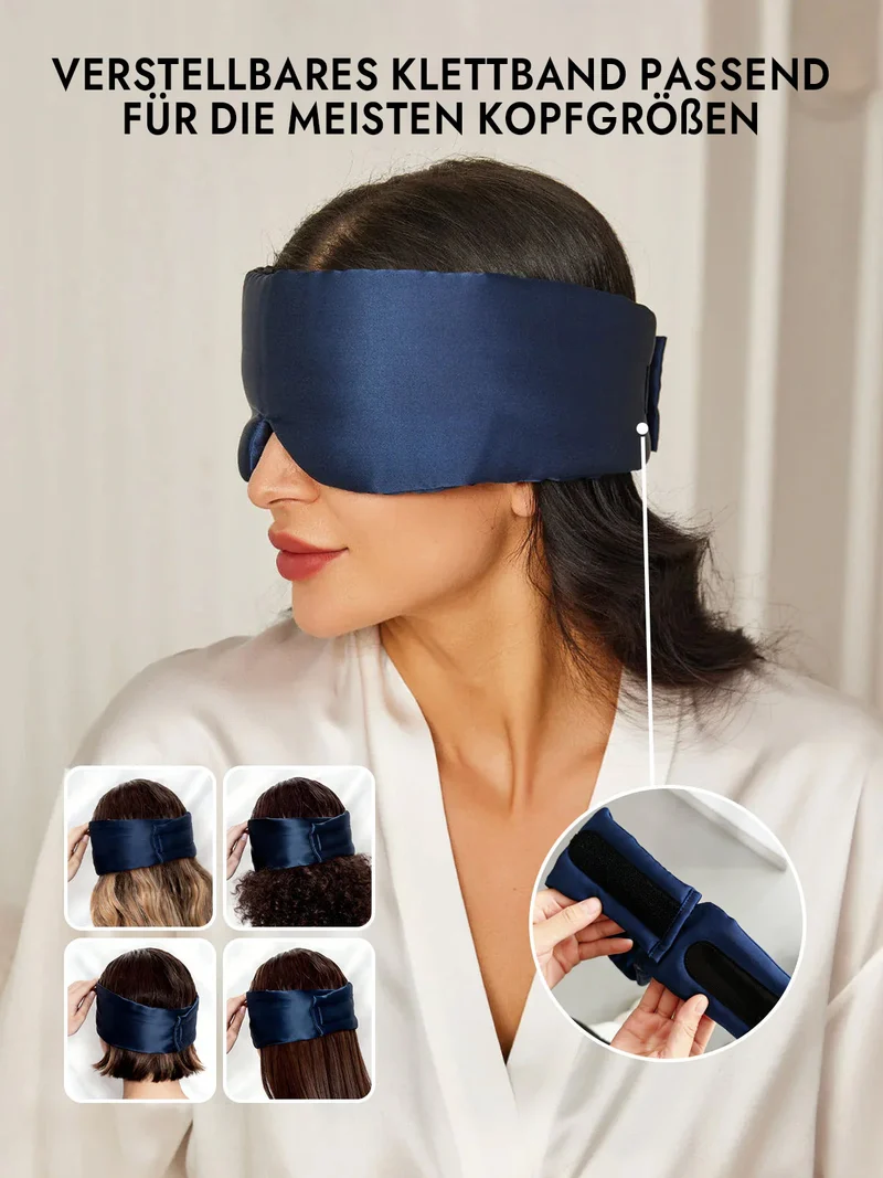 100% Maulbeerseide elegante einteilige Schlafmaske