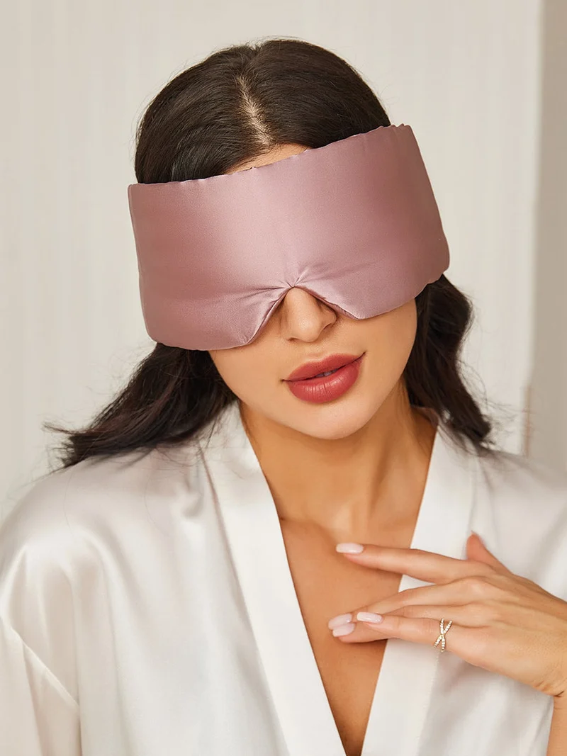 100% Maulbeerseide elegante einteilige Schlafmaske