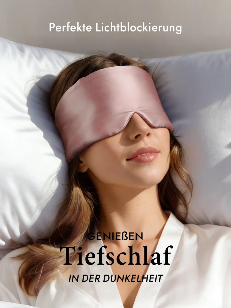 100% Maulbeerseide elegante einteilige Schlafmaske