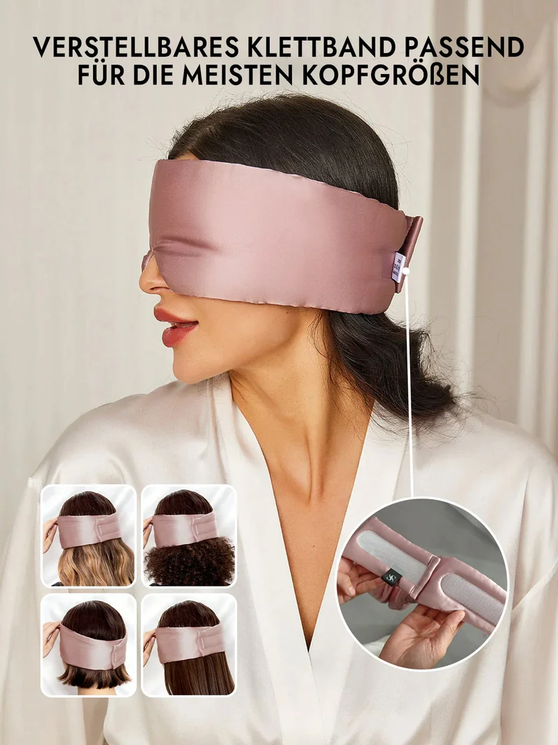 100% Maulbeerseide elegante einteilige Schlafmaske