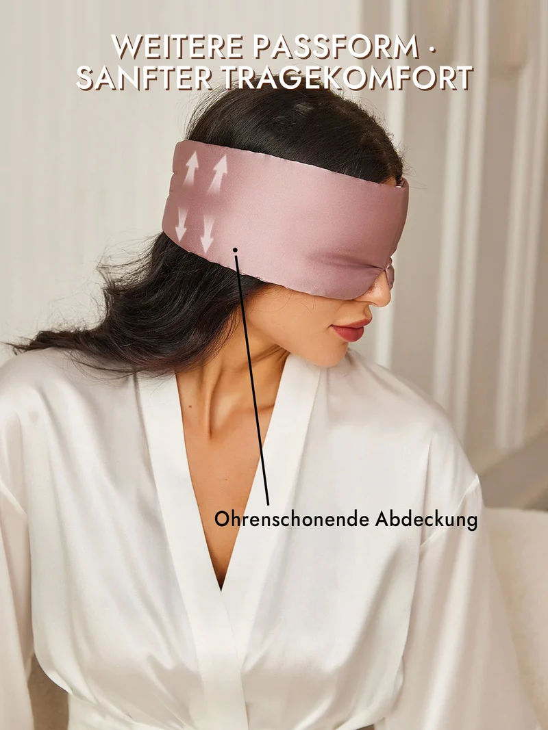 100% Maulbeerseide elegante einteilige Schlafmaske
