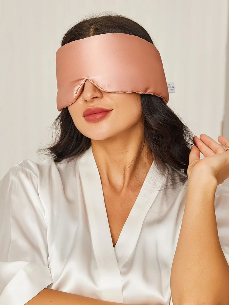 100% Maulbeerseide elegante einteilige Schlafmaske
