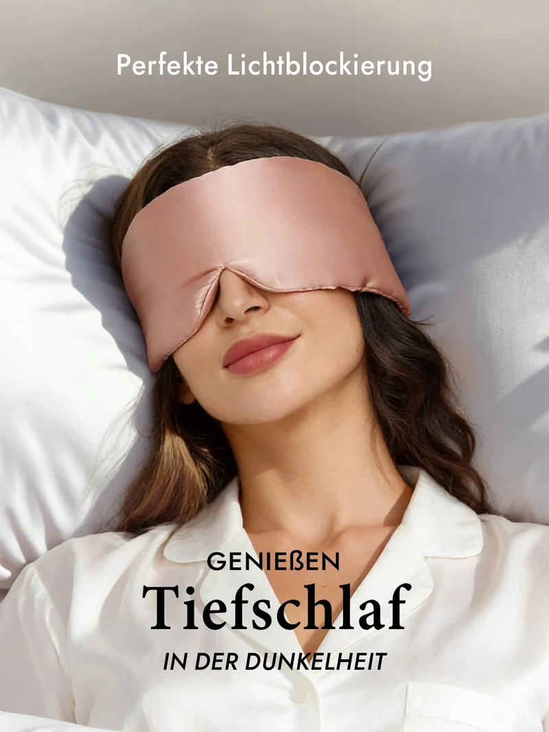 100% Maulbeerseide elegante einteilige Schlafmaske
