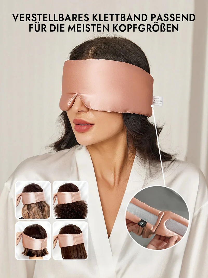 100% Maulbeerseide elegante einteilige Schlafmaske