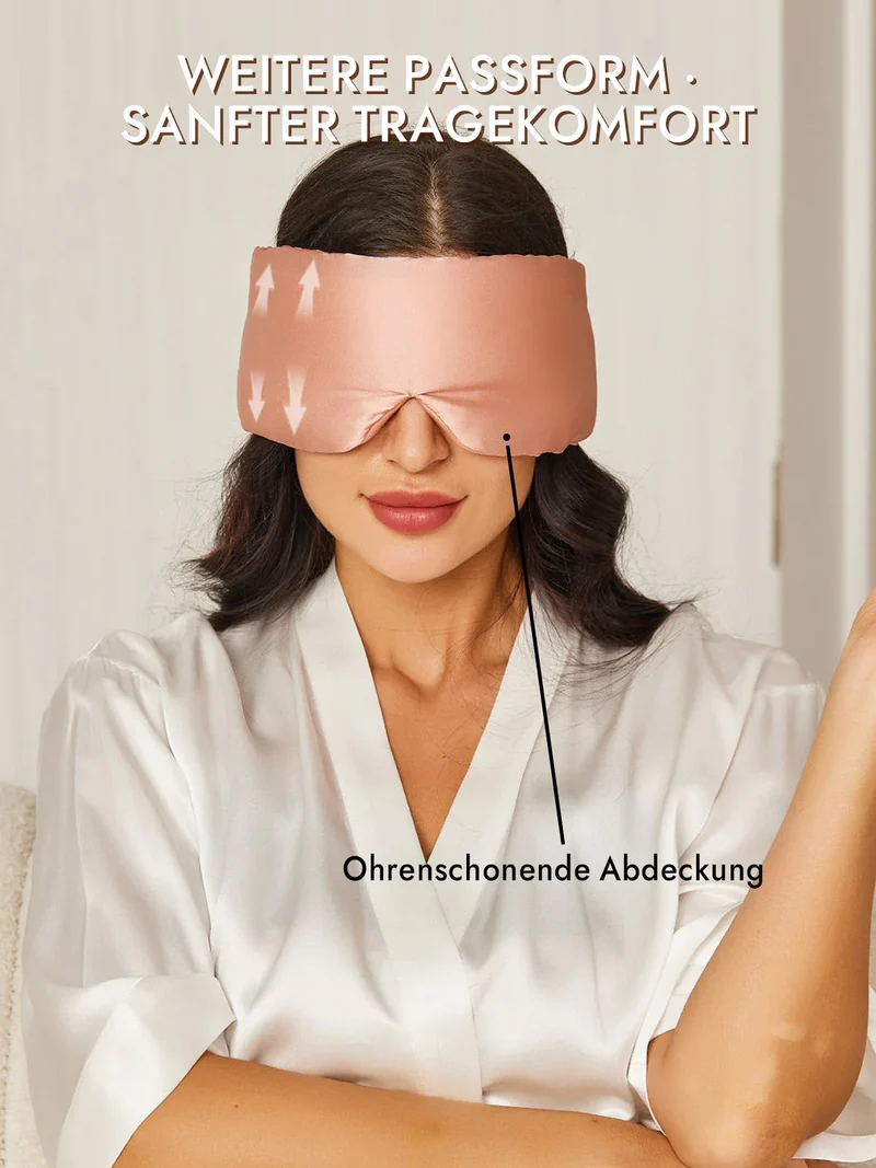 100% Maulbeerseide elegante einteilige Schlafmaske