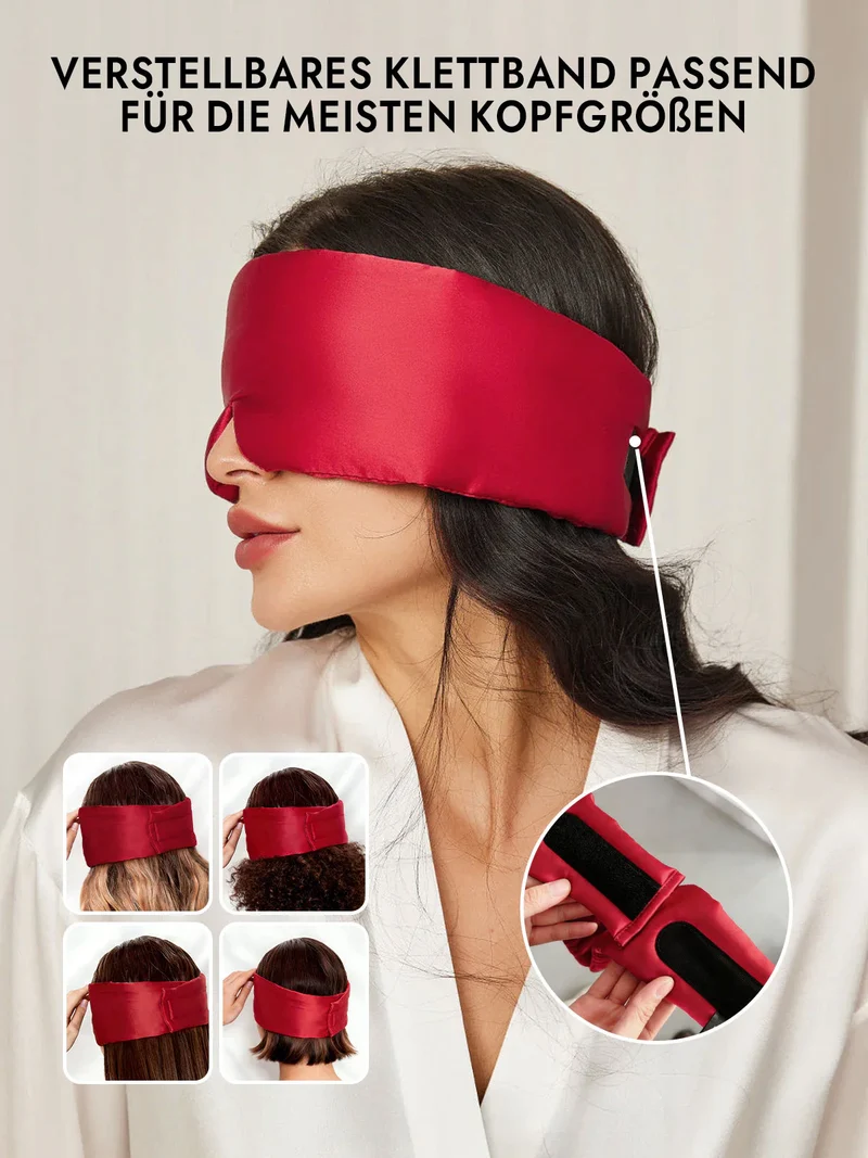 100% Maulbeerseide elegante einteilige Schlafmaske
