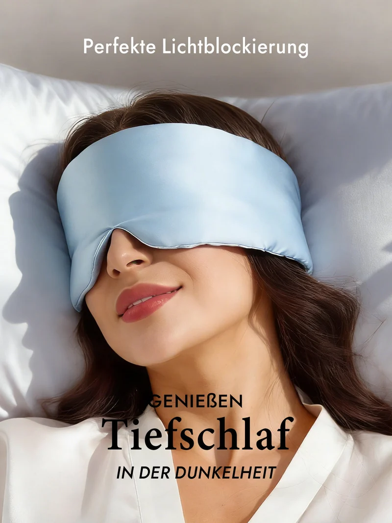 100% Maulbeerseide elegante einteilige Schlafmaske