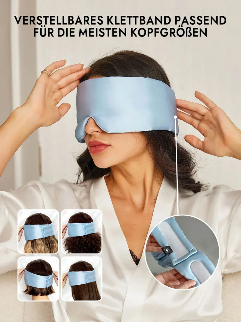 100% Maulbeerseide elegante einteilige Schlafmaske