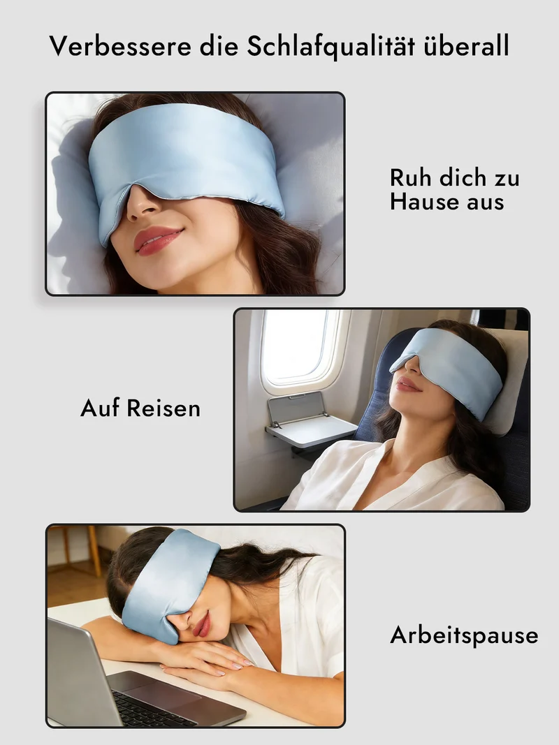 100% Maulbeerseide elegante einteilige Schlafmaske