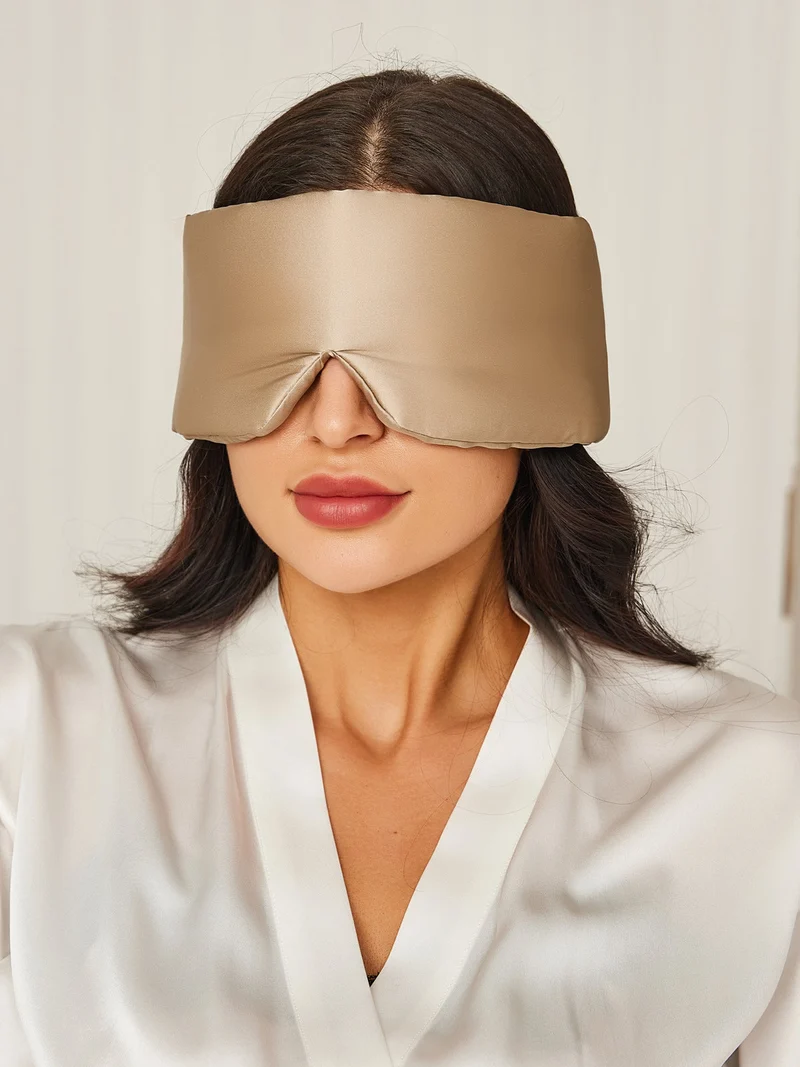100% Maulbeerseide elegante einteilige Schlafmaske
