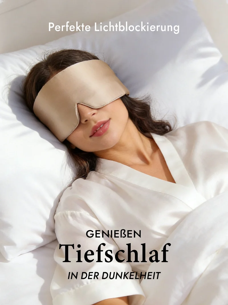 100% Maulbeerseide elegante einteilige Schlafmaske