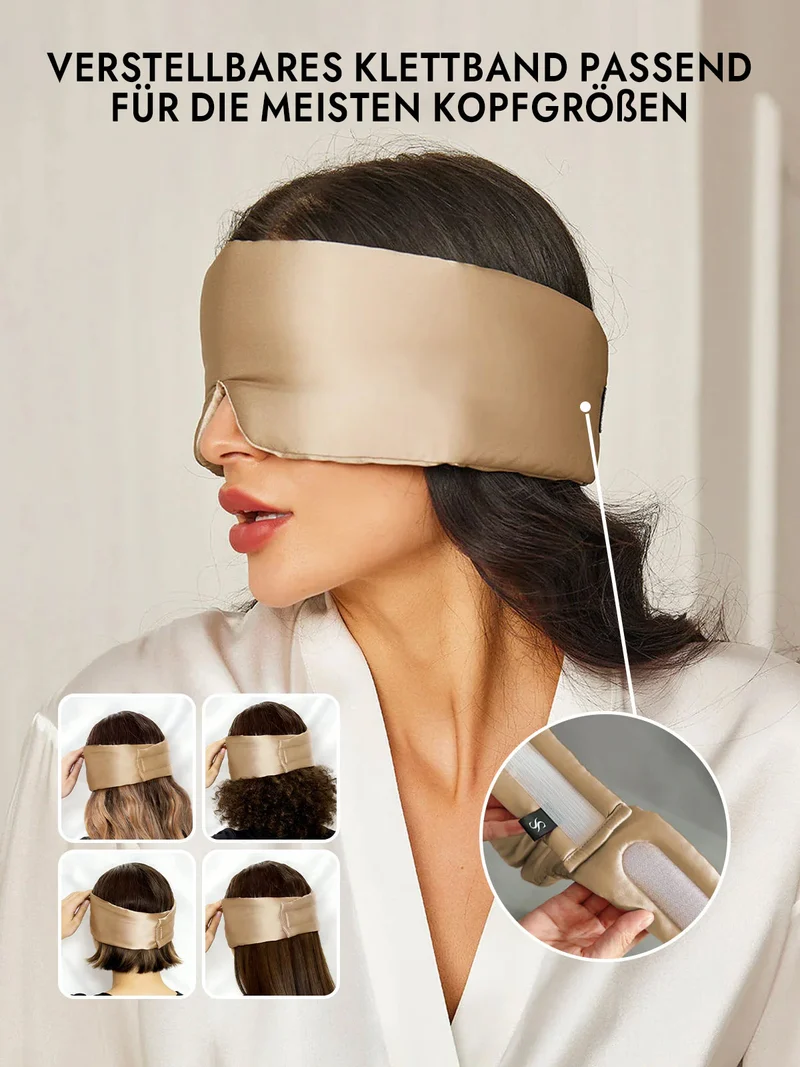 100% Maulbeerseide elegante einteilige Schlafmaske