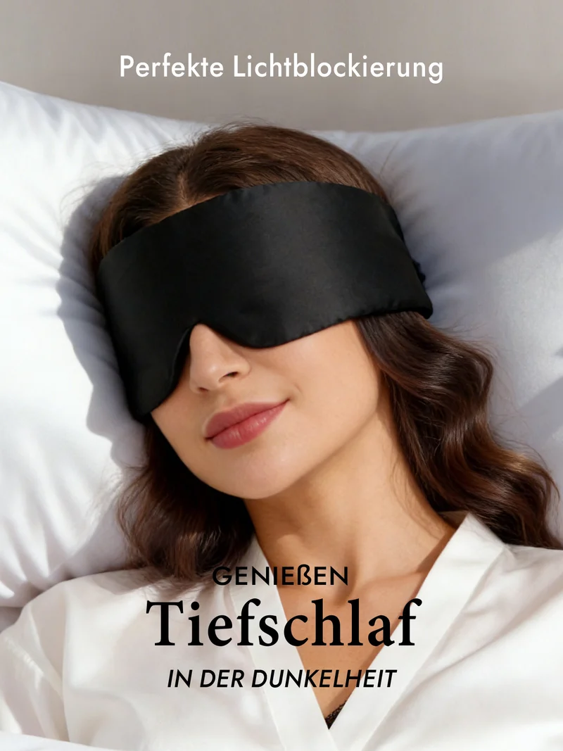 100% Maulbeerseide elegante einteilige Schlafmaske
