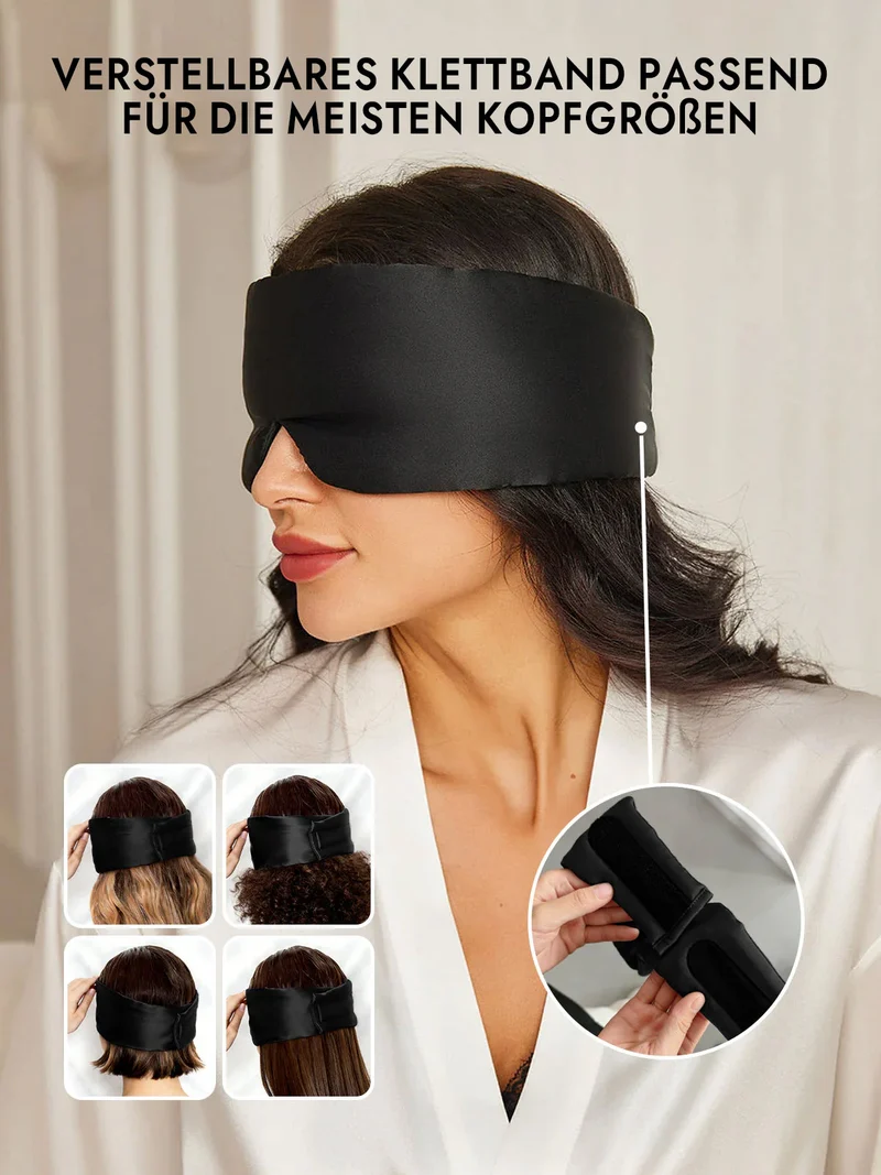 100% Maulbeerseide elegante einteilige Schlafmaske
