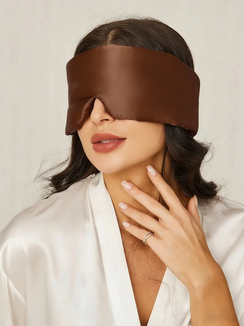 100% Maulbeerseide elegante einteilige Schlafmaske