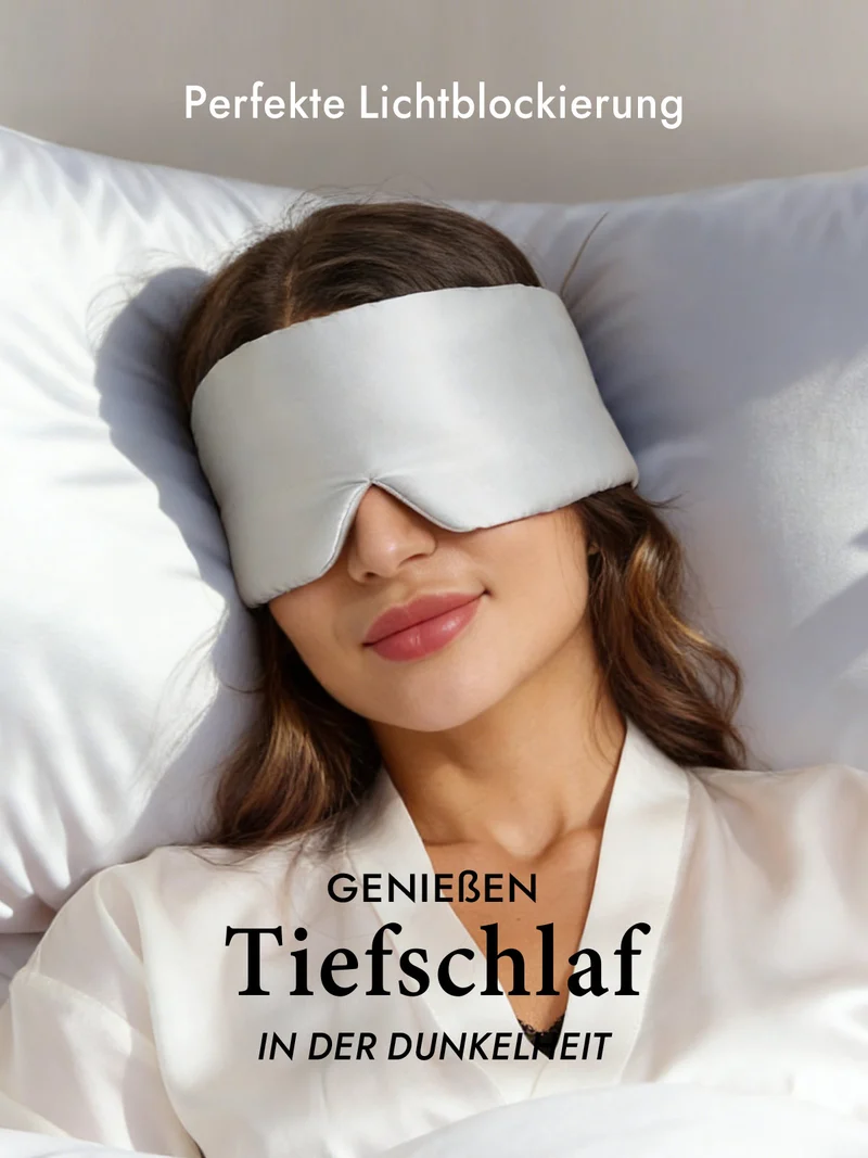 100% Maulbeerseide elegante einteilige Schlafmaske