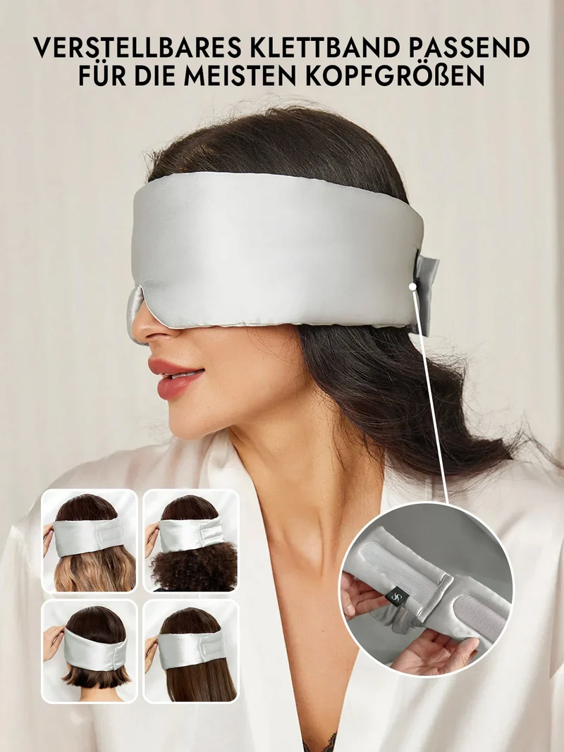 100% Maulbeerseide elegante einteilige Schlafmaske