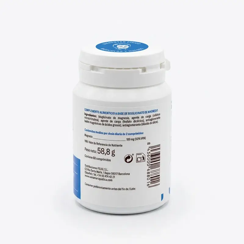 Anamarialajusticia Magnesium Bisglycinate, 60 tablets