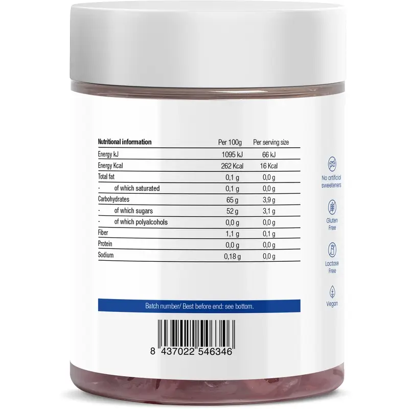 Jelly Pills Caffeine + Taurine Lemon, 60 units
