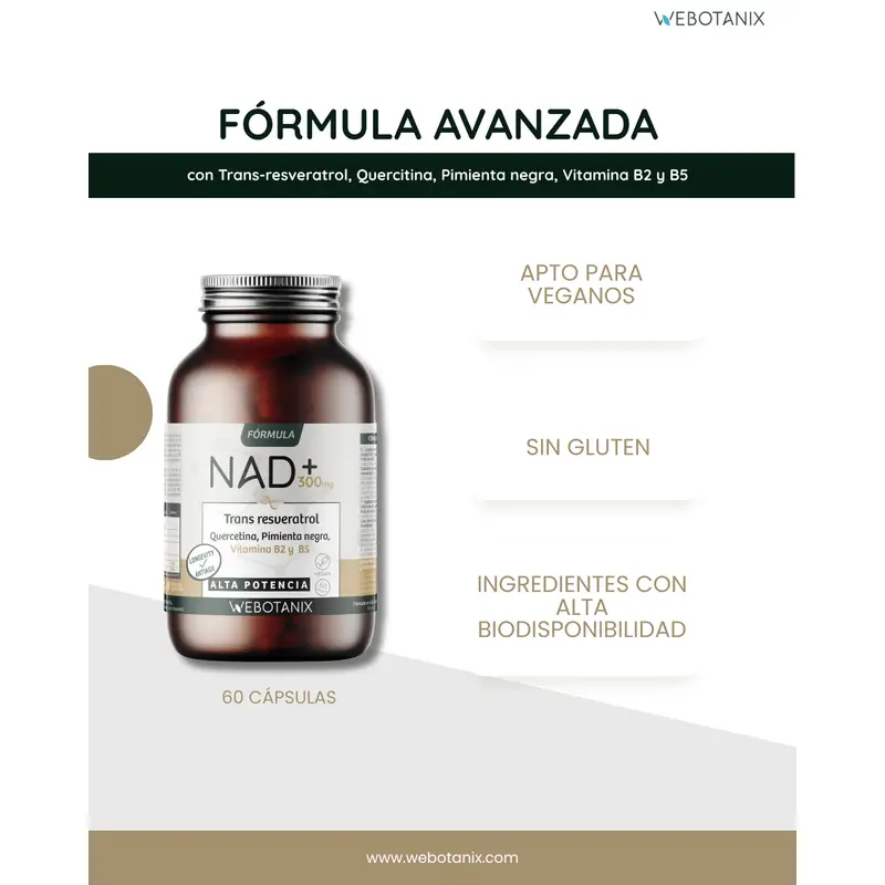 Webotanix Na+Resveratrol Formula, 60 capsules