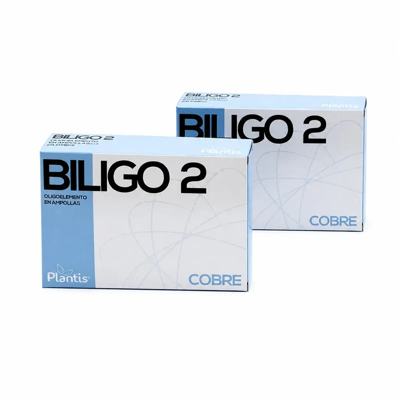 Plantis Biligo 8 Magnesium Trace Element, 20 x 2 ml ampoules, pack of 2