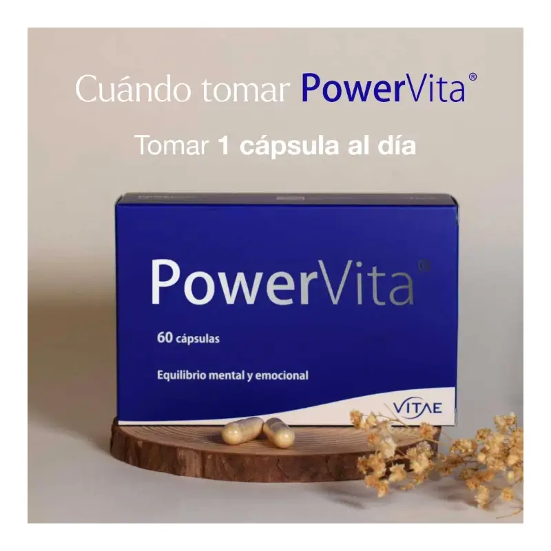 PowerVita 30 capsules – With ashwagandha, magnesium and GABA