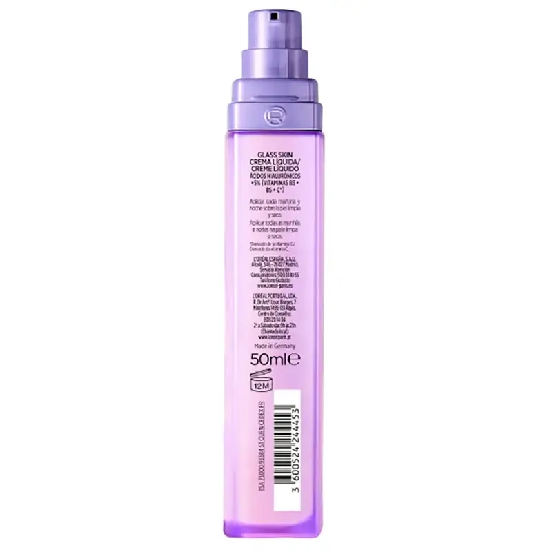 L'Oréal Paris Anti-Ageing Revitalift Filler Glass Skin Liquid Cream, 50 ml