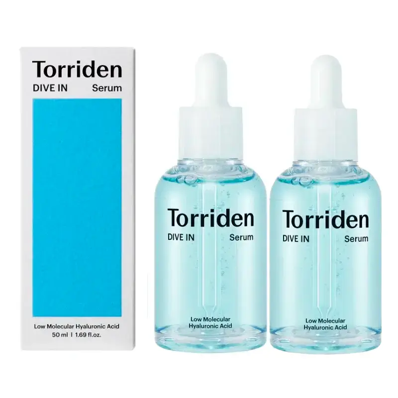 Torriden Dive-In Low Molecular Hyaluronic Acid Serum , 2 x 50 ml Pack
