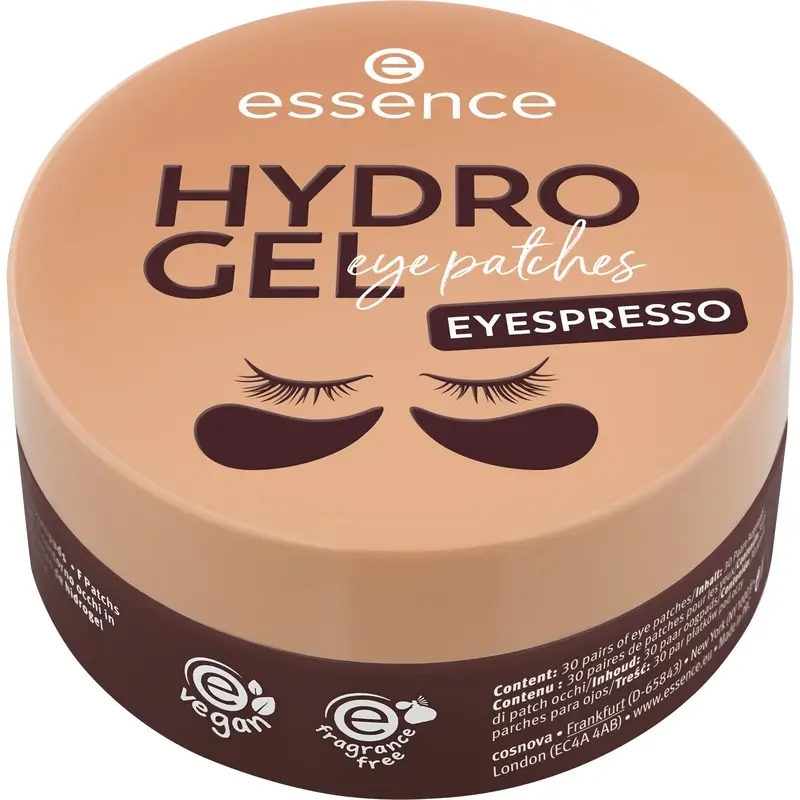 Essence Hydrogel Eye Patches 30 Pairs Hydro Gel Eyespresso , 30 pairs