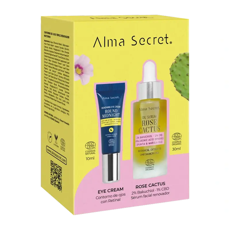 Alma Secret Pack Rose Cactus 30 Ml + Eye Contour Midnight Retinal 10 Ml