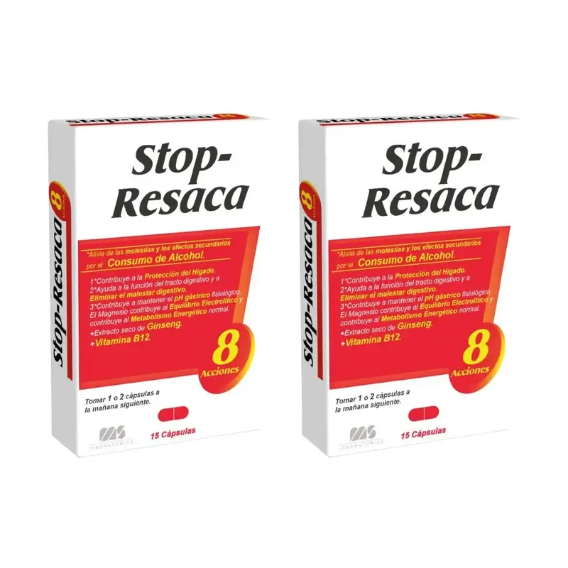 Relafit Stop Hangover Food Supplement , 2X15 Capsules