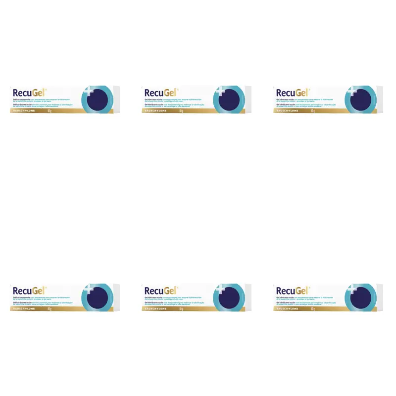 Recugel Ophthalmic Gel, Pack 6 x 10 g